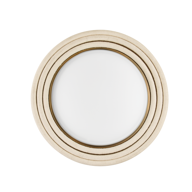 Troy Lighting Zion PATINA BRASS 16W x 16L x 3.25H Flush Mount
