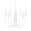 Troy Lighting Cate GESSO WHITE 21.5W x 21.5L x 19.25H Chandelier
