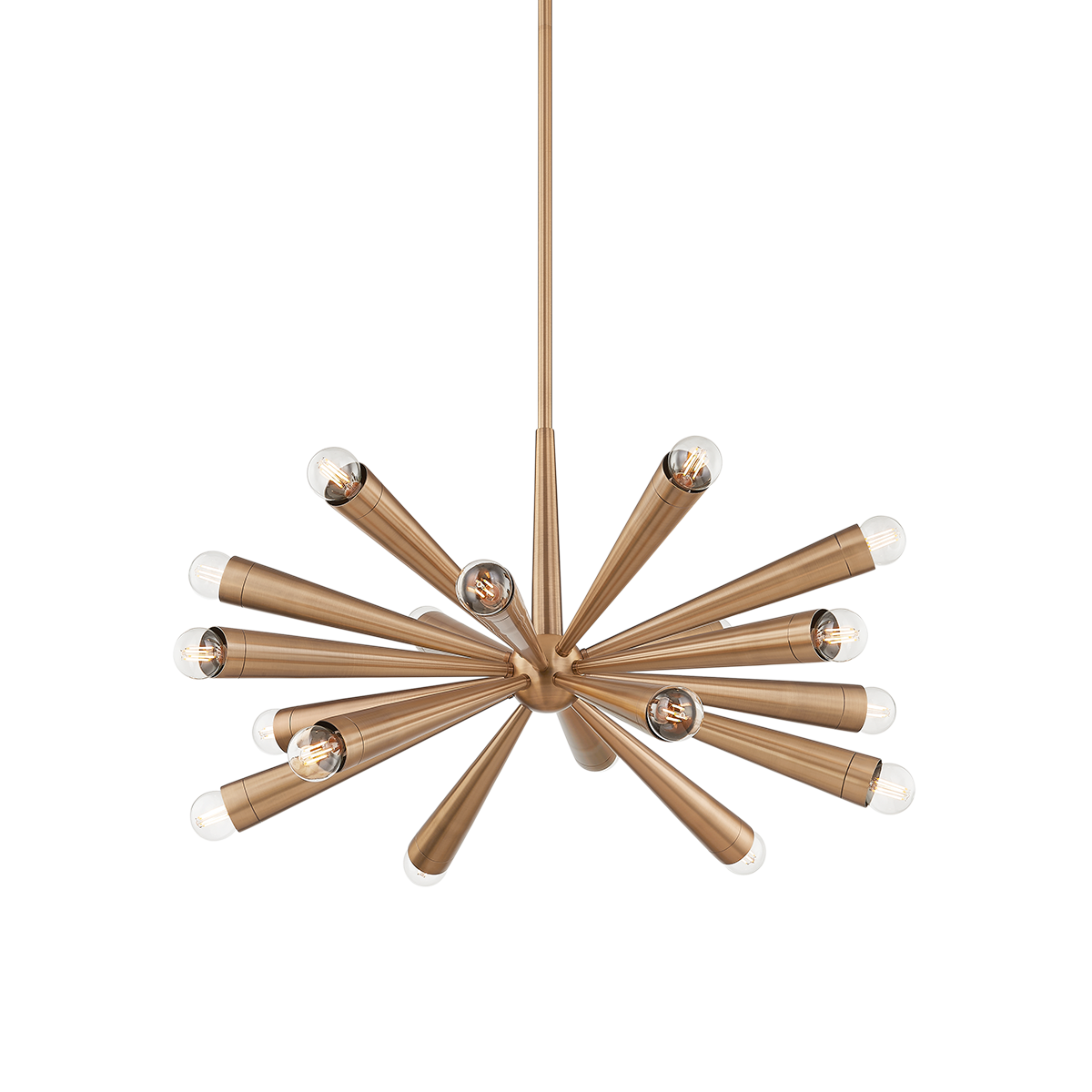 Troy Lighting Keanu PATINA BRASS 30.25W x 30.25L x 16.5H Chandelier