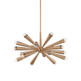 Troy Lighting Keanu PATINA BRASS 30.25W x 30.25L x 16.5H Chandelier