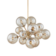 Troy Lighting Santee PATINA BRASS 30.75W x 30.75L x 22.75H Chandelier