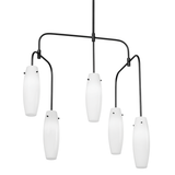 Troy Lighting Cyan SOFT BLACK 23W x 40.5L x 42.25H Chandelier