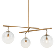 Troy Lighting Wade PATINA BRASS 59W x 59L x 24H Chandelier