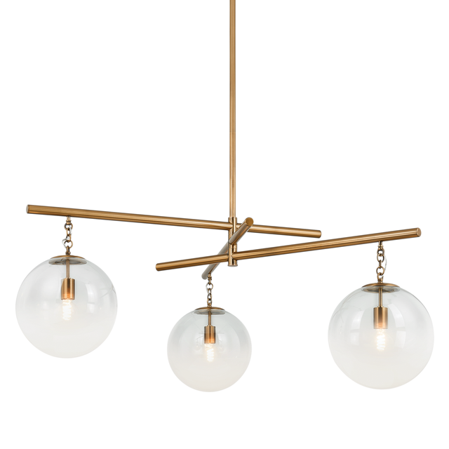Troy Lighting Wade PATINA BRASS 59W x 59L x 24H Chandelier