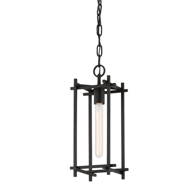 Troy Lighting Huck BLACK IRON 7.25W x 7.25L x 17.5H Candleholder