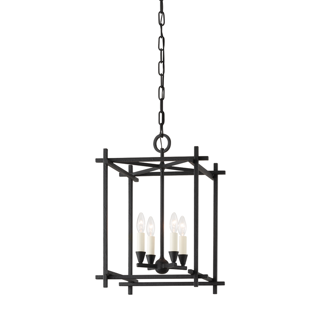 Troy Lighting Huck BLACK IRON 15W x 15L x 21.25H Candleholder