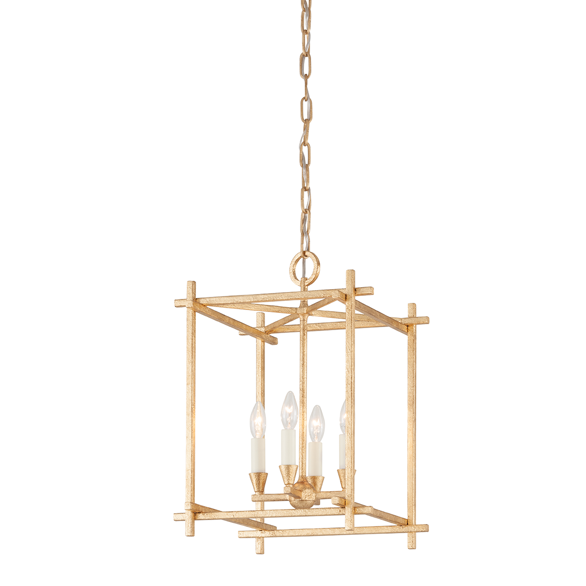 Troy Lighting Huck VINTAGE GOLD LEAF 15W x 15L x 21.25H Candleholder