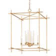 Troy Lighting Huck VINTAGE GOLD LEAF 29.75W x 29.75L x 39H Candleholder