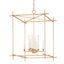 Troy Lighting Huck VINTAGE GOLD LEAF 29.75W x 29.75L x 39H Candleholder