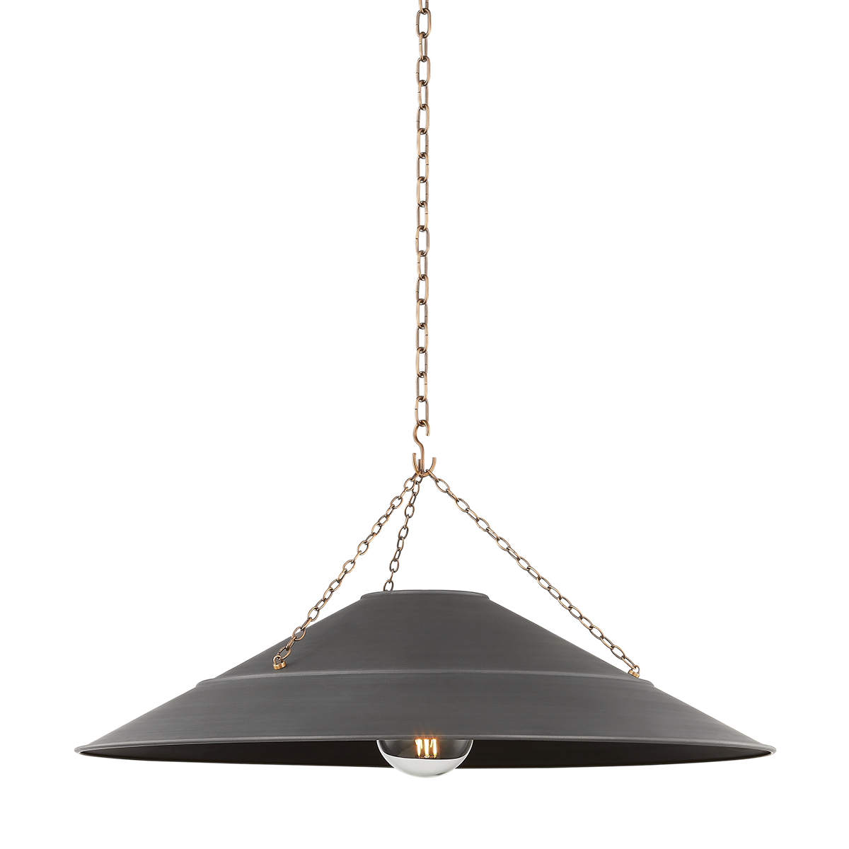 Troy Lighting Arcane PATINA BRASS 33.75W x 33.75L x 18H Pendant
