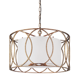 Troy Lighting Sausalito SILVER GOLD 25W x 25L x 16.5H Chandelier