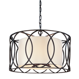 Troy Lighting Sausalito TEXTURED IRON 25W x 25L x 16.5H Chandelier