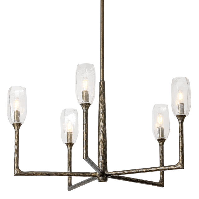 Troy Lighting Lyle BLACK PATINA GOLD 36W x 36L x 20H Chandelier