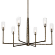 Troy Lighting Lyle BLACK PATINA GOLD 36W x 36L x 34.25H Chandelier