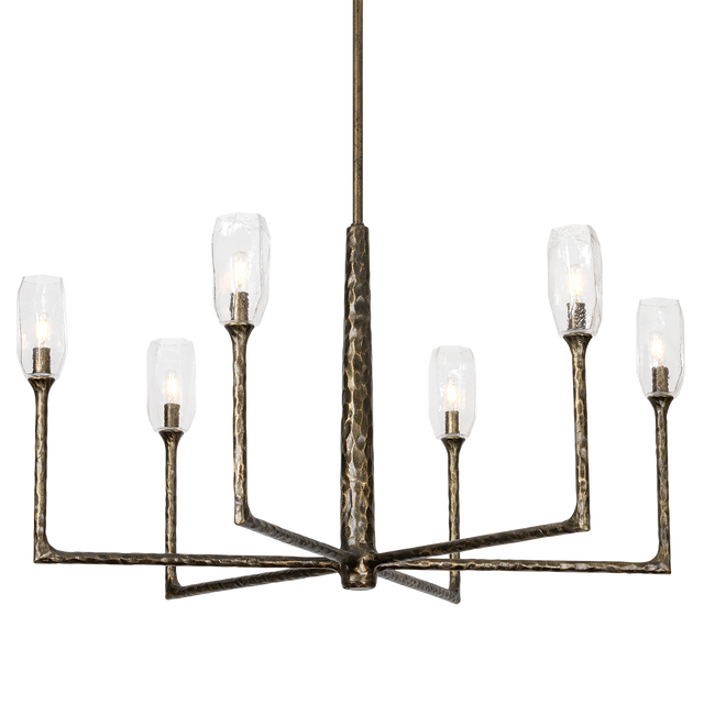 Troy Lighting Lyle BLACK PATINA GOLD 36W x 36L x 34.25H Chandelier