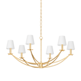 Troy Lighting Bo Vintage Gold Leaf 41W x 41L x 19.25H Chandelier