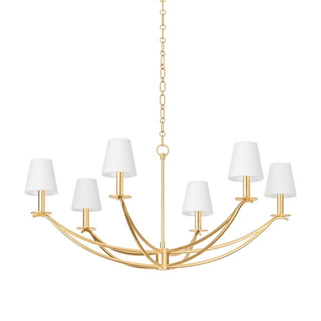 Troy Lighting Bo Vintage Gold Leaf 41W x 41L x 19.25H Chandelier
