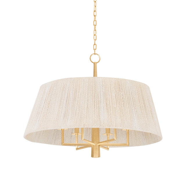 Troy Lighting Azar Vintage Gold Leaf 30W x 30L x 23.25H Pendant