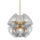 Troy Lighting Salix PATINA BRASS 22.25W x 22.25L x 21H Pendant