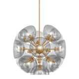 Troy Lighting Salix PATINA BRASS 34.25W x 34.25L x 30.75H Chandelier