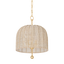 Troy Lighting Lonnie Vintage Gold Leaf 15.25W x 15.25L x 20H Pendant
