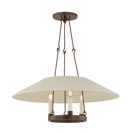 Troy Lighting Archive Bronze 25W x 25L x 10H Chandelier