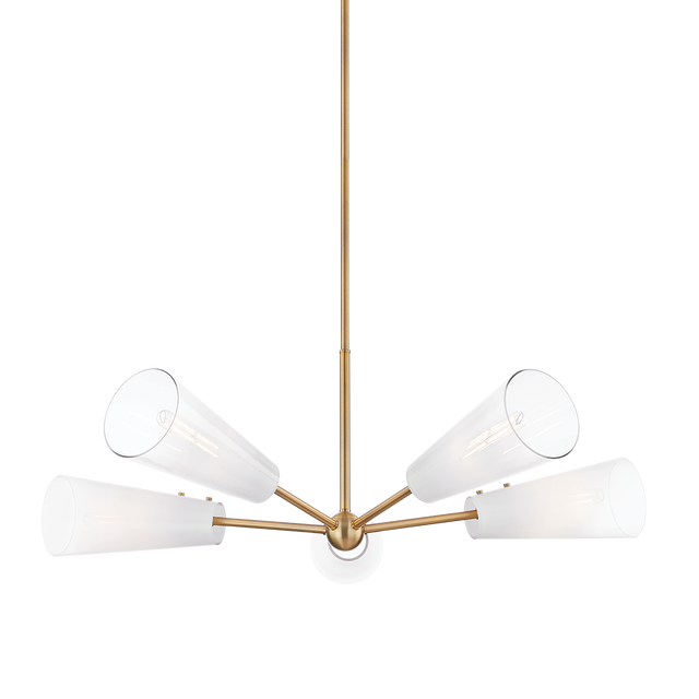 Troy Lighting Camarillo PATINA BRASS 45W x 45L x 14.5H Chandelier