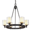Troy Lighting Arcadia TEXTURED IRON 27W x 25L x 26H Chandelier