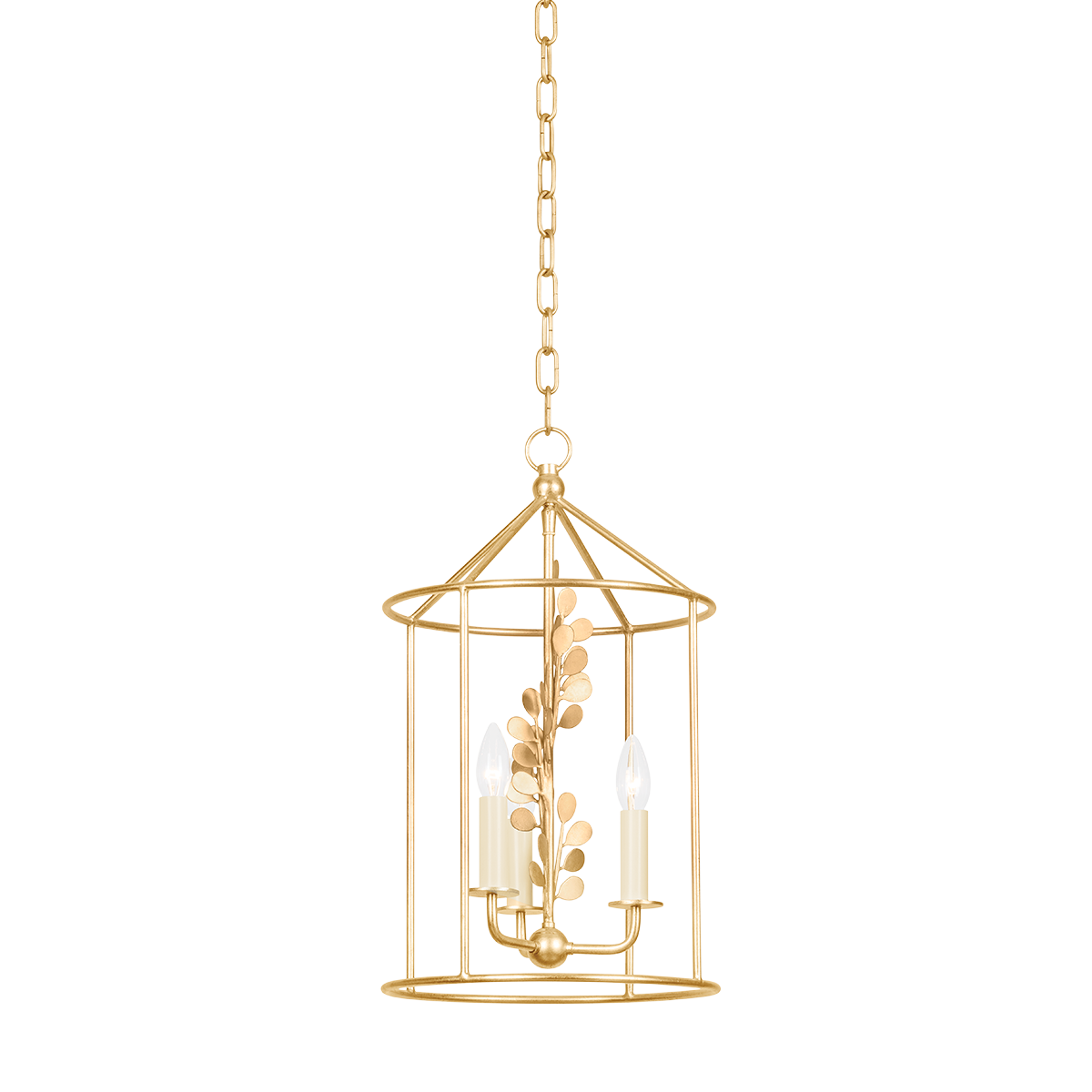 Troy Lighting Adrienne Vintage Gold Leaf 11.5W x 11.5L x 21H Candleholder