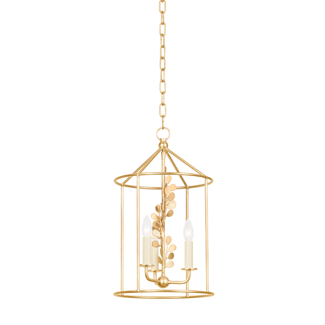 Troy Lighting Adrienne Vintage Gold Leaf 11.5W x 11.5L x 21H Candleholder