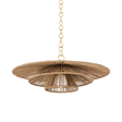 Troy Lighting Levan Vintage Gold Leaf 24W x 24L x 8.75H Pendant