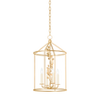 Troy Lighting Adrienne Vintage Gold Leaf 15.5W x 15.5L x 26H Candleholder