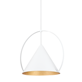 Troy Lighting Mari Gold Leaf/soft White Combo 18W x 18L x 15.25H Pendant