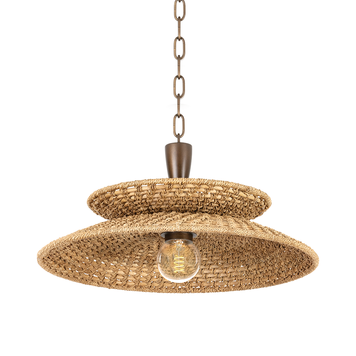 Troy Lighting Landry BRONZE LEAF 20W x 20L x 10H Pendant