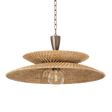 Troy Lighting Landry BRONZE LEAF 30W x 30L x 15H Pendant