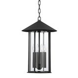 Troy Lighting Long Beach TEXTURED BLACK 13W x 13L x 20H Candleholder