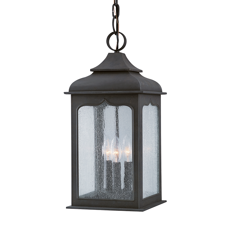 Troy Lighting Henry Street TEXTURED BRONZE 9W x 9L x 19.75H Candleholder
