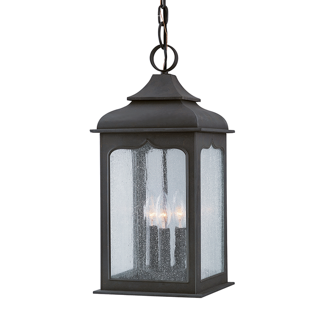Troy Lighting Henry Street TEXTURED BRONZE 9W x 9L x 19.75H Candleholder
