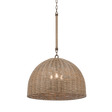 Troy Lighting Huxley TEXTURED BRONZE 24W x 24L x 17.25H Pendant