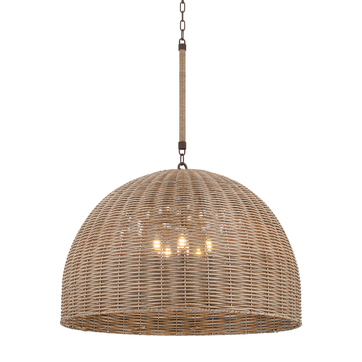 Troy Lighting Huxley TEXTURED BRONZE 34W x 34L x 23.25H Pendant