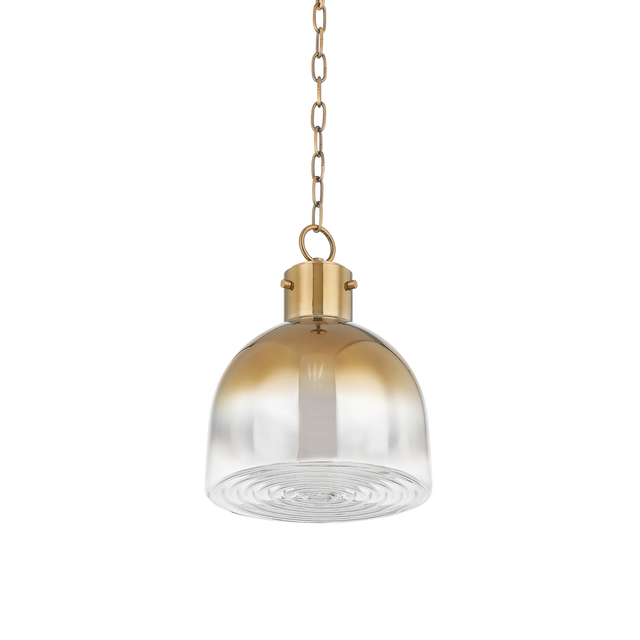 Troy Lighting Beryl PATINA BRASS 11.75W x 11.75L x 15.25H Pendant
