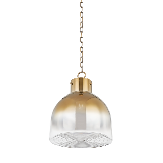 Troy Lighting Beryl PATINA BRASS 15.75W x 15.75L x 19H Pendant