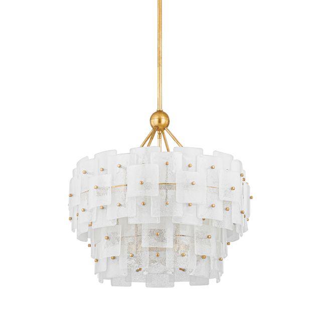 Troy Lighting Jacik Vintage Gold Leaf 24W x 24L x 23.25H Chandelier