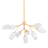 Troy Lighting Aldean Vintage Gold Leaf 34W x 34L x 15.25H Chandelier