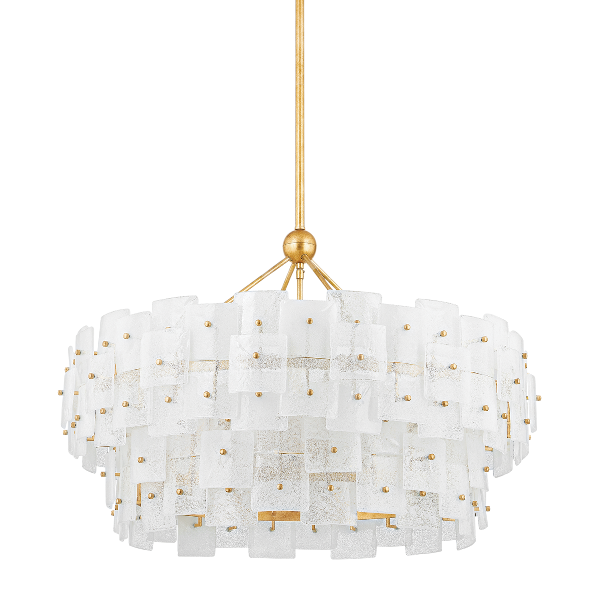 Troy Lighting Jacik Vintage Gold Leaf 36W x 36L x 25H Chandelier