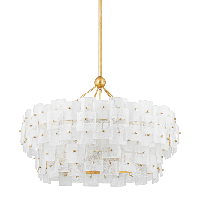 Troy Lighting Jacik Vintage Gold Leaf 36W x 36L x 25H Chandelier