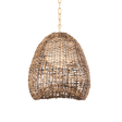 Troy Lighting Maester Vintage Gold Leaf 16W x 16L x 19.75H Pendant
