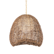 Troy Lighting Maester Vintage Gold Leaf 24W x 24L x 25H Pendant