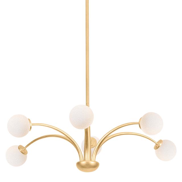 Troy Lighting Orinda VINTAGE GOLD LEAF 38.75W x 38.75L x 13.75H Chandelier