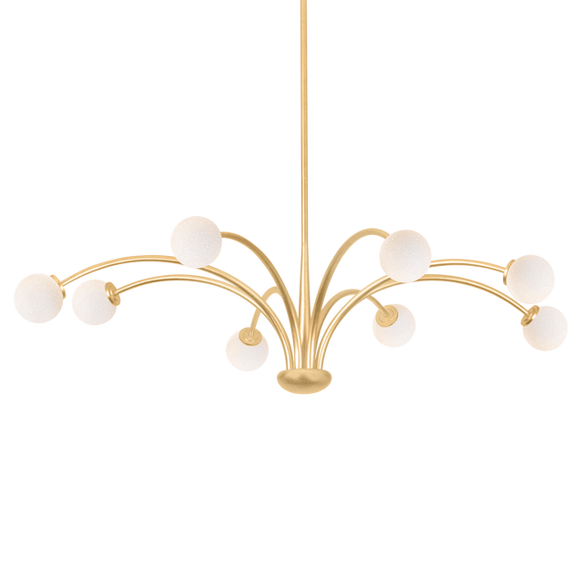 Troy Lighting Orinda VINTAGE GOLD LEAF 54.25W x 54.25L x 14H Chandelier